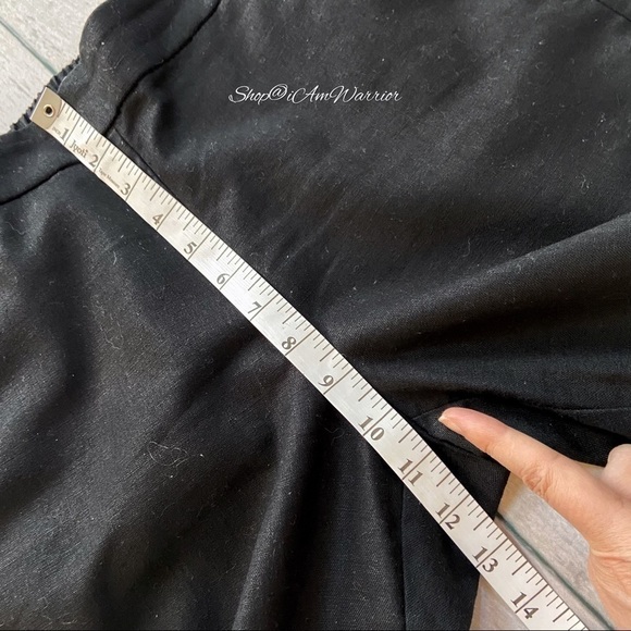 J.Crew black linen pom pom trim pull-on pants *shop@iamwarrior - Picture 8 of 11